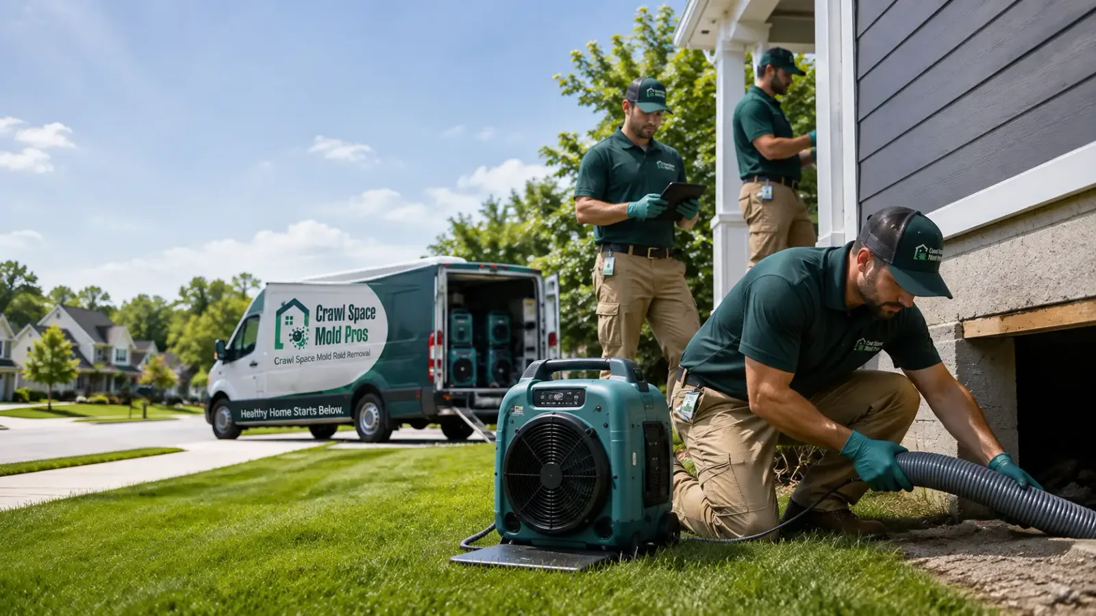 Crawl Space Mold Removal in Ely, IA